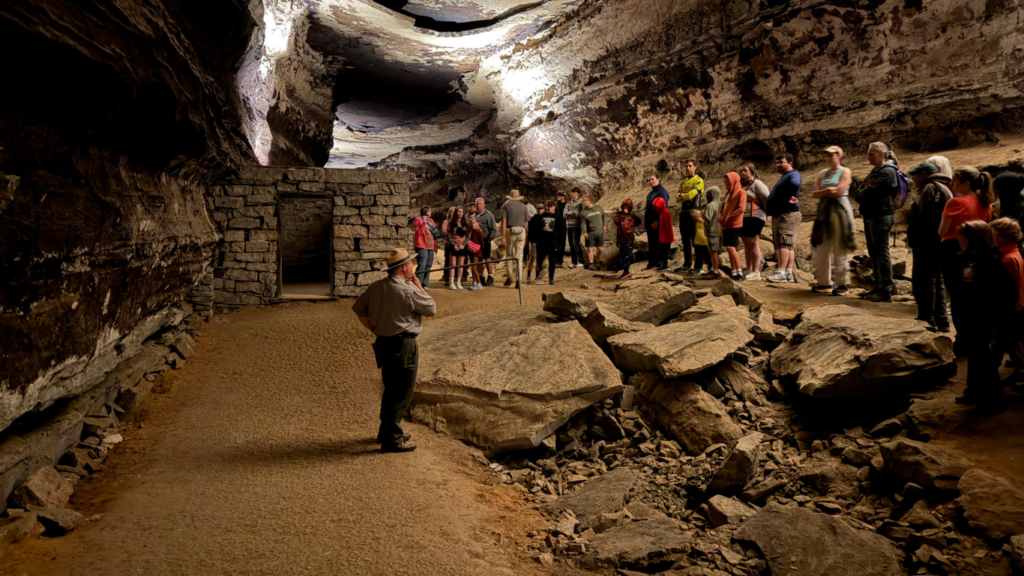 tuberculosis huts Mammoth Cave with kids