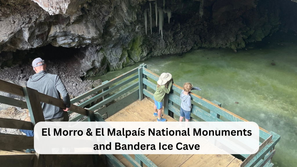 Ice cave with kids