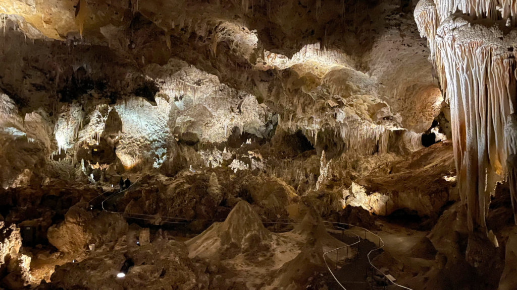 Carlsbad Caverns with kids Big Room