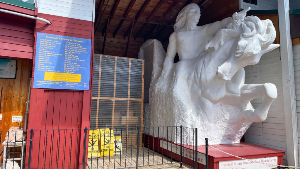 Crazy Horse Memorial scale model