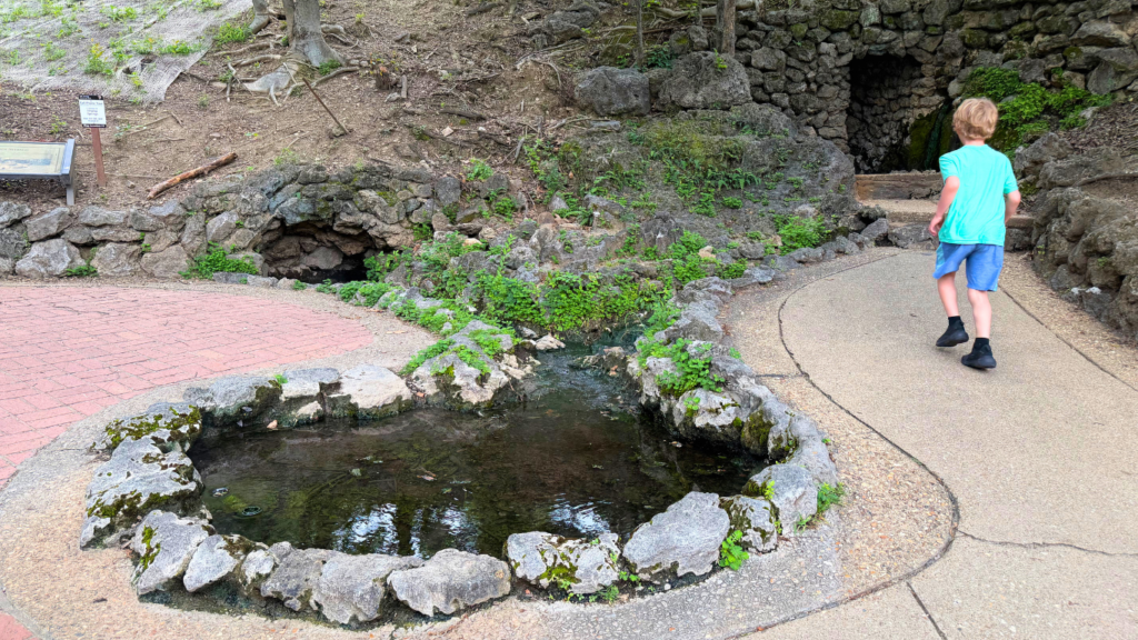 Display Spring at Hot Springs National Park