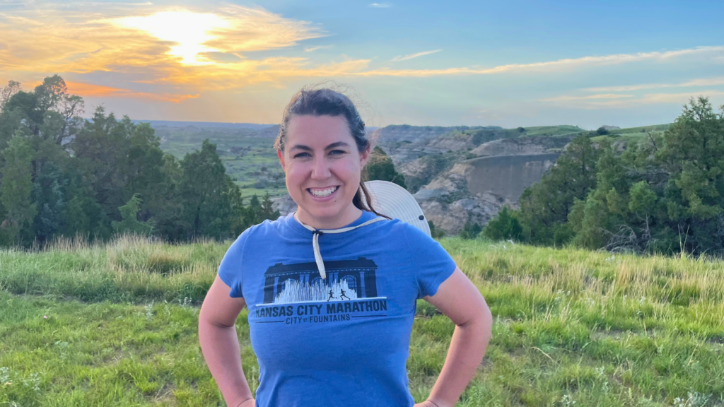 Lindsey in Theodore Roosevelt National Park