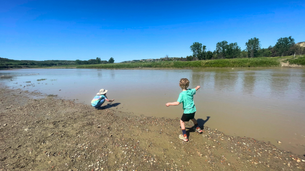 Little Missouri River in Theodore Roosevelt National Park
