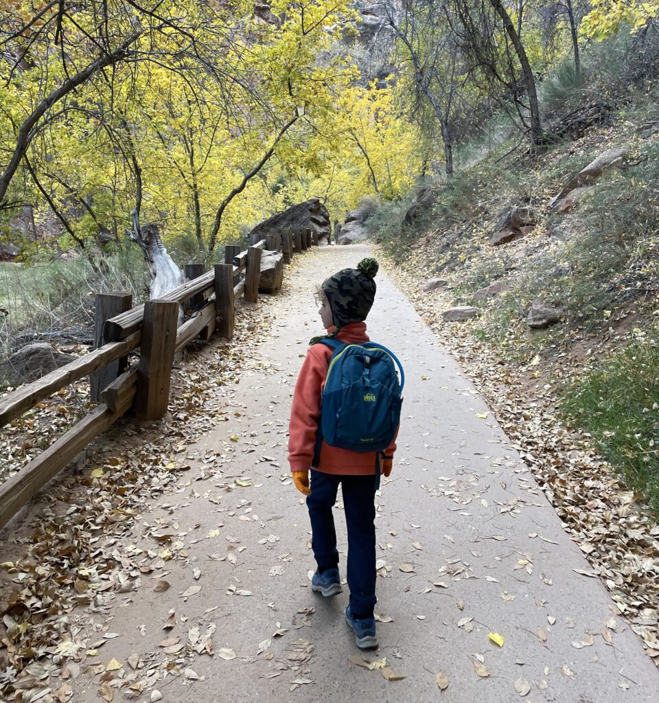 Riverside Walk in Zion National Park